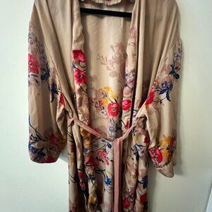 Rust Flower Kimono
